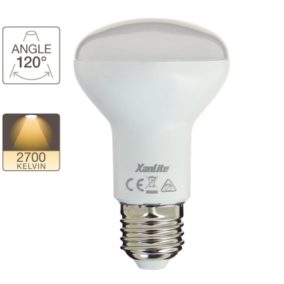 Ampoule LED spot R63, culot E27, classique
9W → 60W