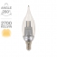 Flamme Coup de vent 250 lumens Transparent E14